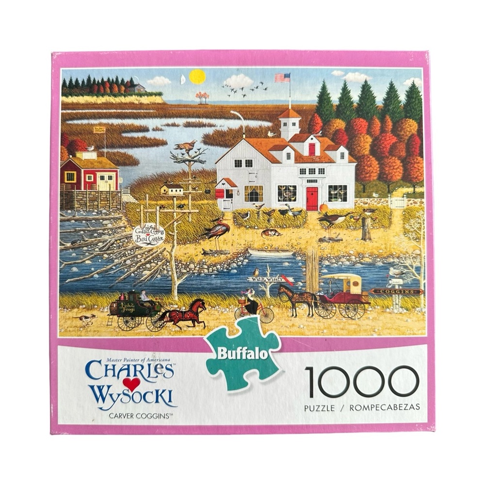 Charles Wysocki Carver Coggins 1000 piece Puzzle